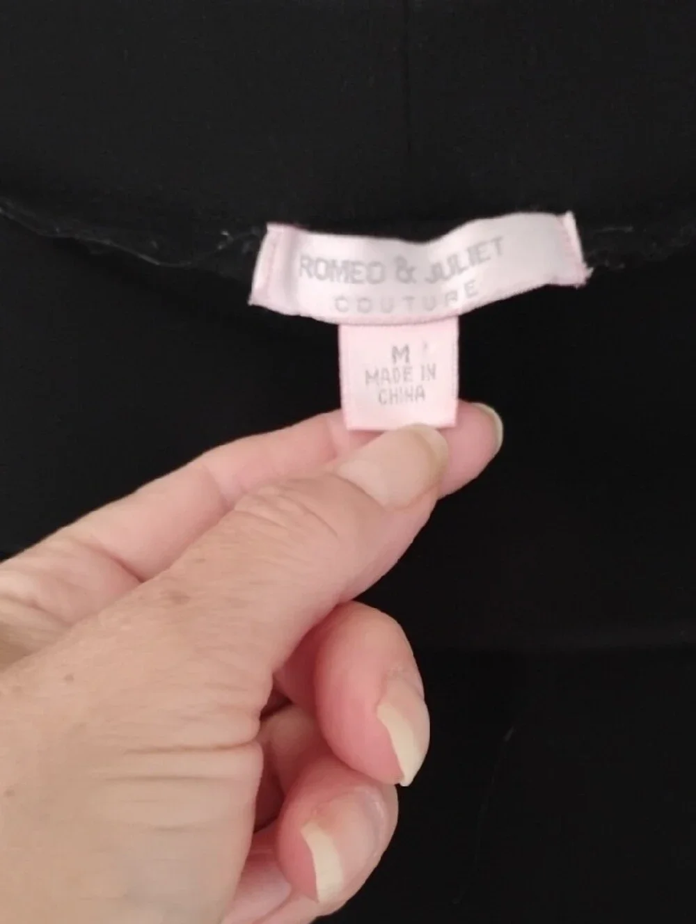 Romeo & Juliet Couture Black Leggings with Pyramid Studs Embellishments - Picture 2 of 5
